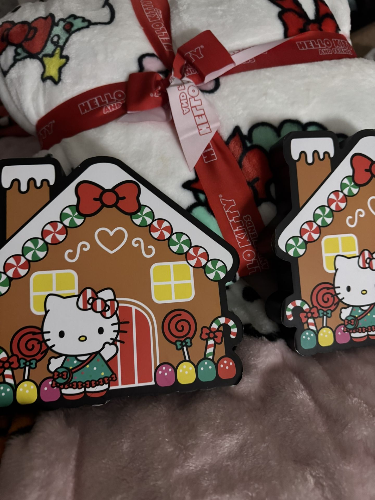 Hello Kitty Gingerbread Wood Wall Decor