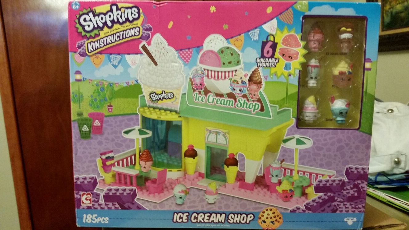 Shopkins kinstructions ice cream shop