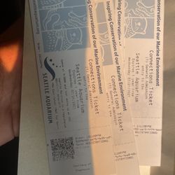 Aquarium Tickets 