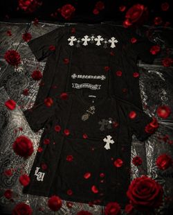 Chrome Hearts Los Angeles Double Cross Patch T-Shirt