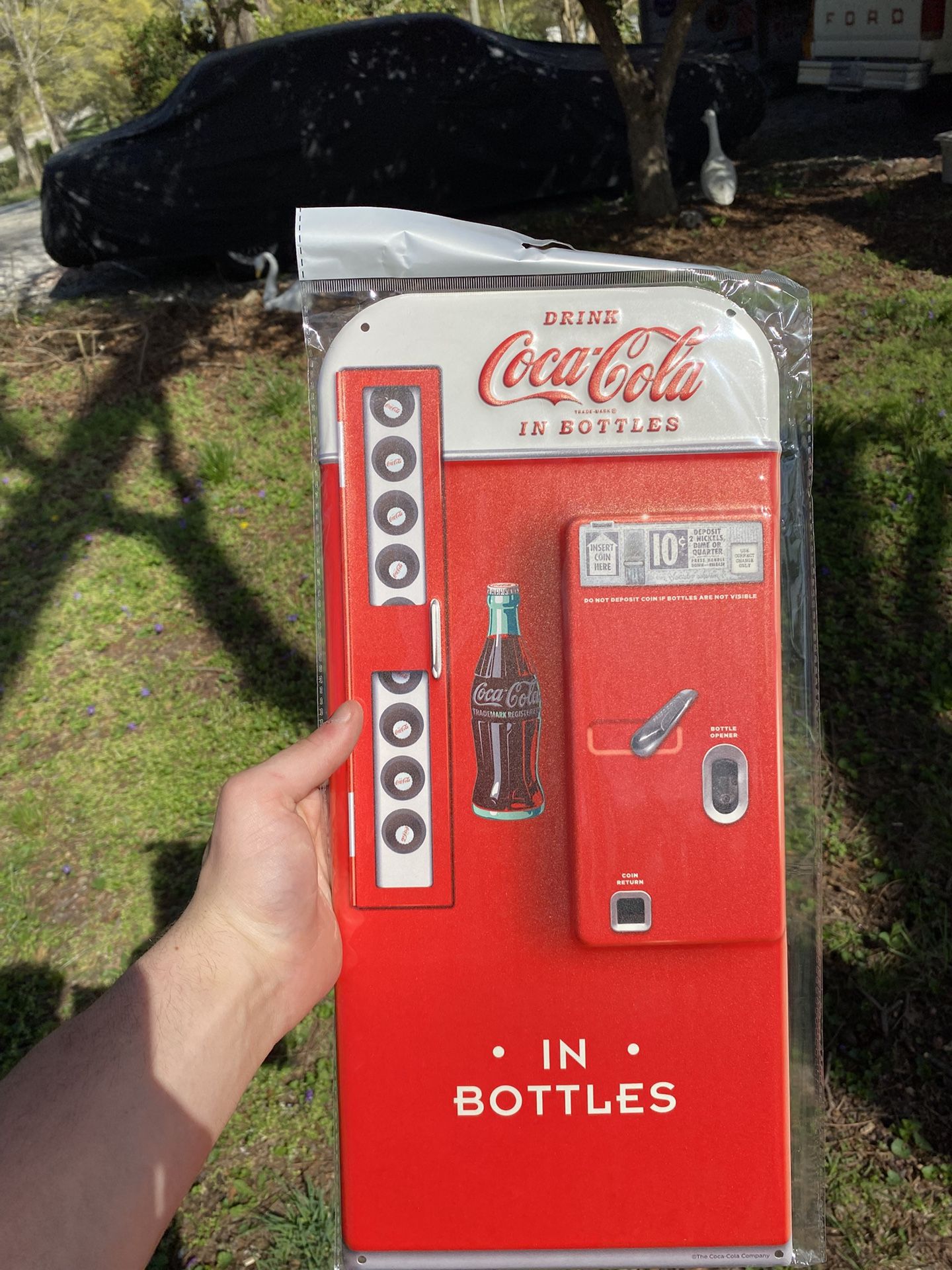 Coca Cola Machine Sign