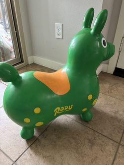Rody Bounce Horse Green