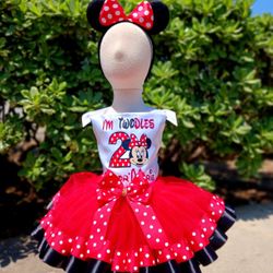 Minnie Mouse Corset Tutu Set