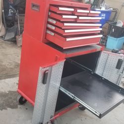 Cart Tool Box Used No Key 26"w  51"h 