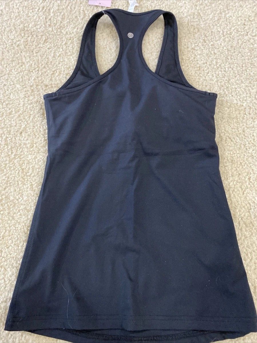 Crazy Yoga Women’s Racerback Tank Top Activewear t tee shirt inner bra size s small m medium
