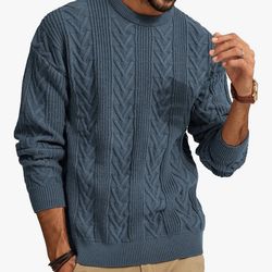 PJ PAUL JONES Mens Crewneck Sweater