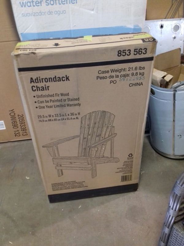 adirondack chair unfinished fir wood for sale in phoenix