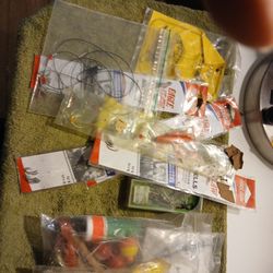 Bunch Of Fishing Hooks 