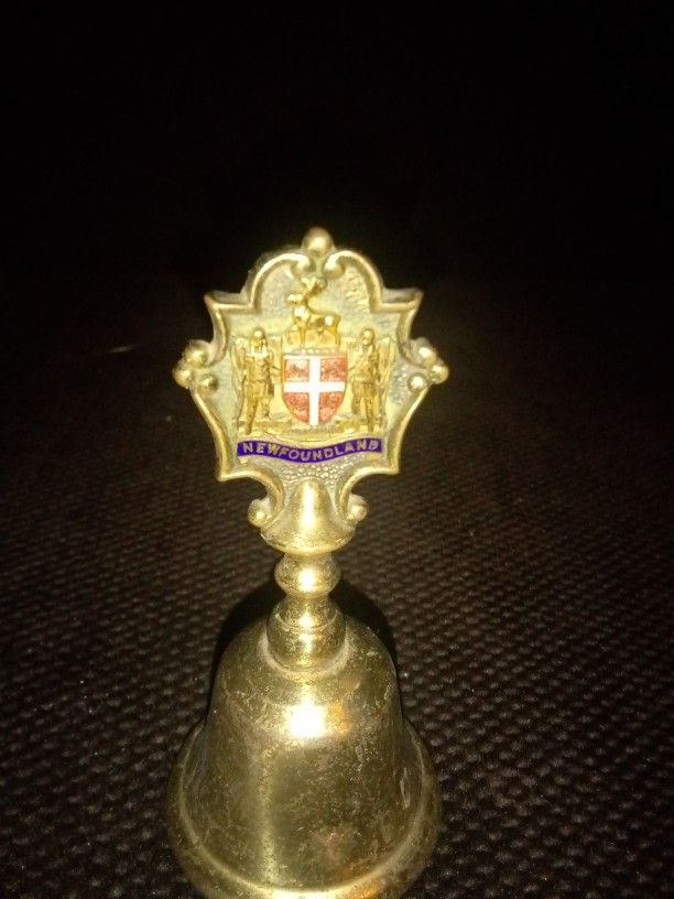 SOLID BRASS BELL FROM NEWFOUNDLAND