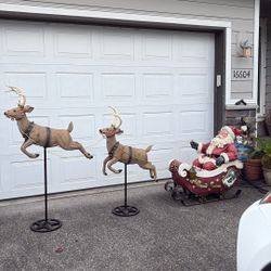 Kirkland Signature Santa And Reindeer Christmas 