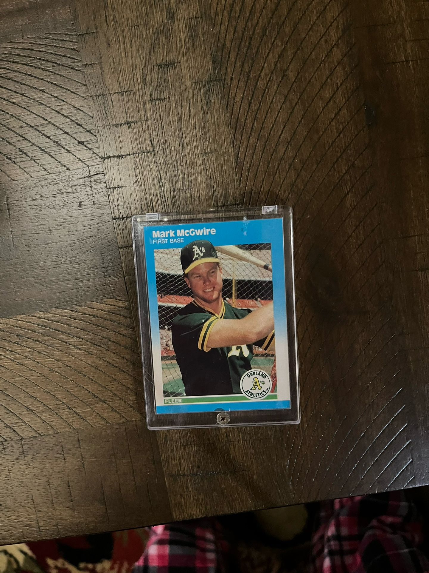 Fleer U -76 Mark McGuire 1987 Baseball Card