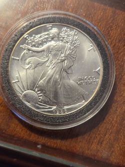 1986 American Silver Eagle $1 Coin - First Year of Issue - Brilliant Uncirculated (BU)