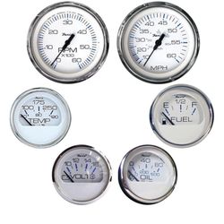 Stainless Steel Inboard 6-Gauge Boxed Set (white)