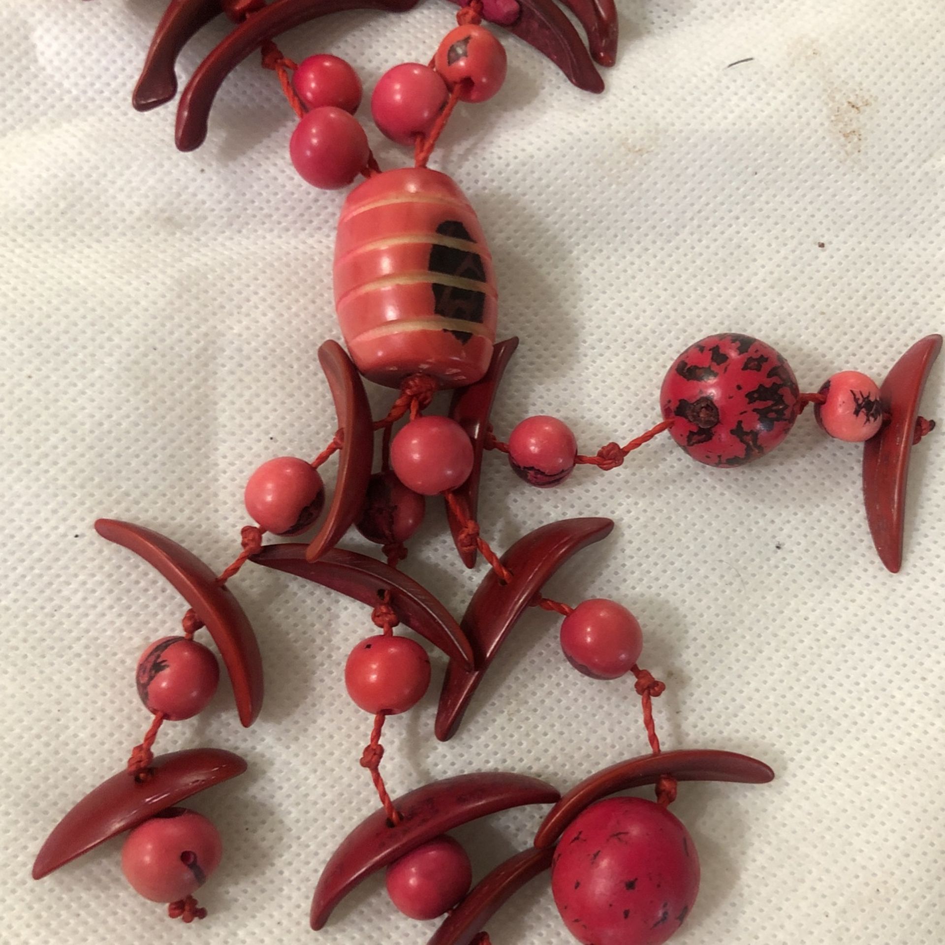 COLLAR TEJIDO COLOMBIANO EN COCO