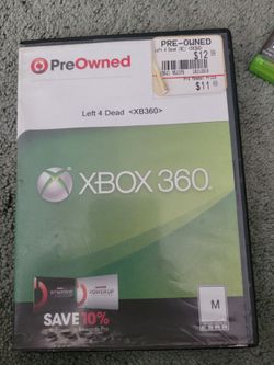 Xbox 360 left 4 dead