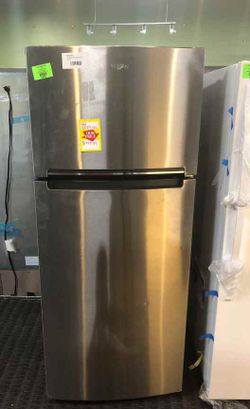 Whirlpool Stainless Steel Top Freezer Refrigerator 🔥 IJ