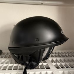 Bell Rogue Motorcycle Half Helmet Matte Black Size XL (60-61cm) DOT Certified