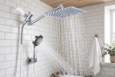 Brand New 8" Rainfall Shower Head Set with Handheld Sprayer