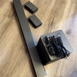 	 VIZIO - 5.1-Channel M-Series Premium Sound Bar with Wireless Subwoofer, Dolby Atmos and DTS:X - Dark Charcoal