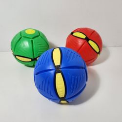 Kids Flat Throw Disc Ball - Flying Ufo Magic Balls -Children'S Toy Indoor Outdoor Sport Ball

