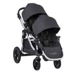 Baby Jogger City Select Double Stroller With Infant Car seat 