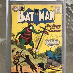 Batman #143 (1961) CGC 5.0 — Last 10-cent Issue; Bathound App.; Bill Finger