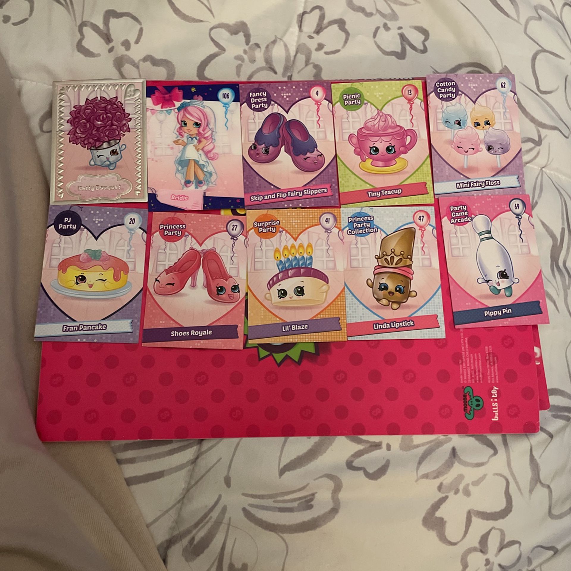 Shopkins Join the Party Collector Cards (10 cards)