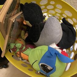 Plushy Toys And A Few Books