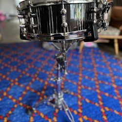 Sonor ProLite 14x5 Vintage Maple Snare – Ebony White Stripes