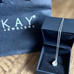 Diamond Necklace With Gift Bag