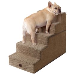 4-Step Foam Pet Stairs for Dogs