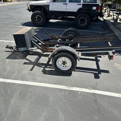 Zieman. Three bike motorcycle trailer.