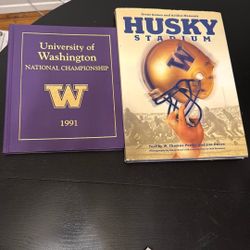 University of Washington National Championship 1991. Husky Stadium Books