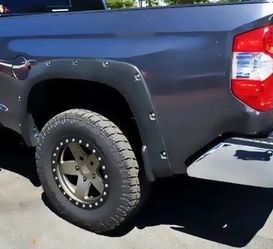 2014 2015 2016 2017 2018 2019 2020 2021 Toyota Tundra Fender Flares Rivet Bolt Paintable Smooth Set