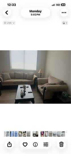 For sale living room set