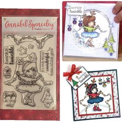 Cute Most Wonderful Time 9pc Stamp Set
