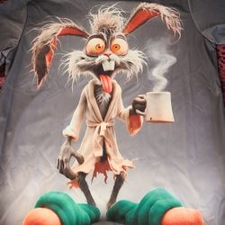 NEW* Funny RABBIT SHIRT. SIZE 2X
