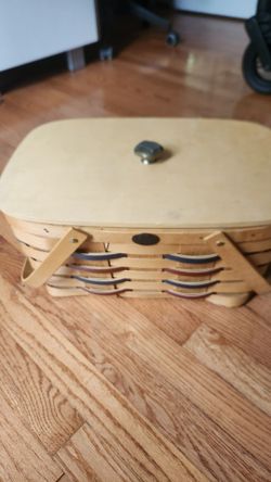 Peterboro Basket Co Picnic Basket