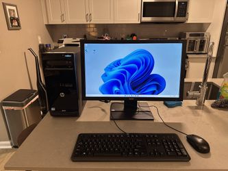 Windows 11 computer system i5 16gb ram 24 inch monitor wifi (FAST) 