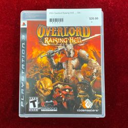PS3 Overlord Raising Hell Dual Shock 3 Compatible