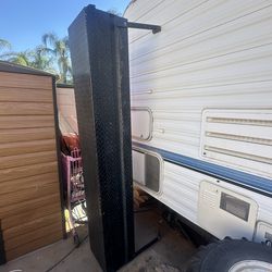 Weather guard side rail toolbox