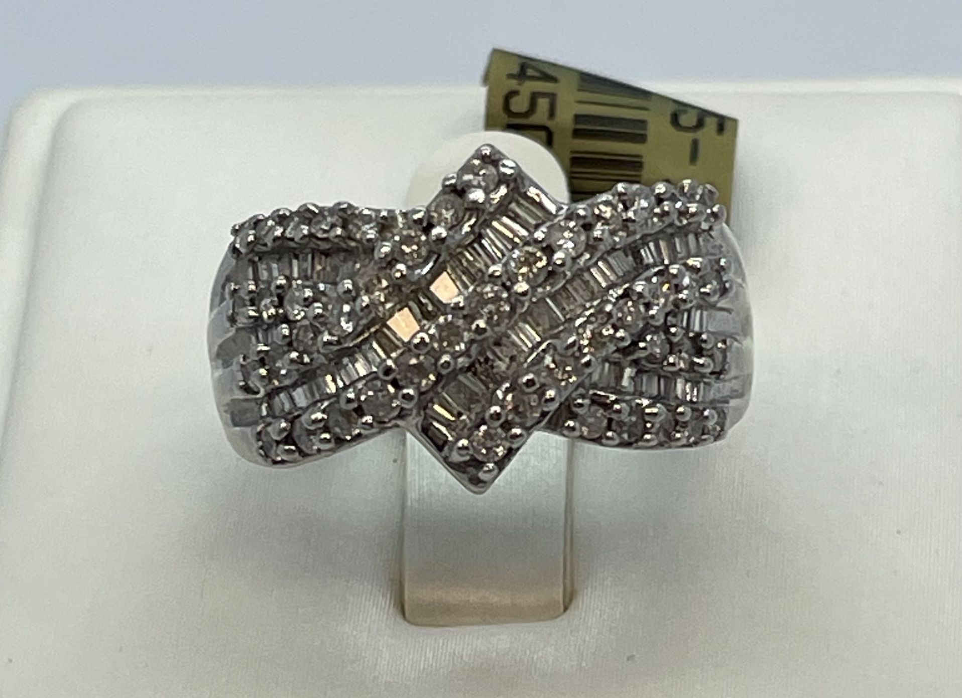 10K Gold Diamond Ring. Used  