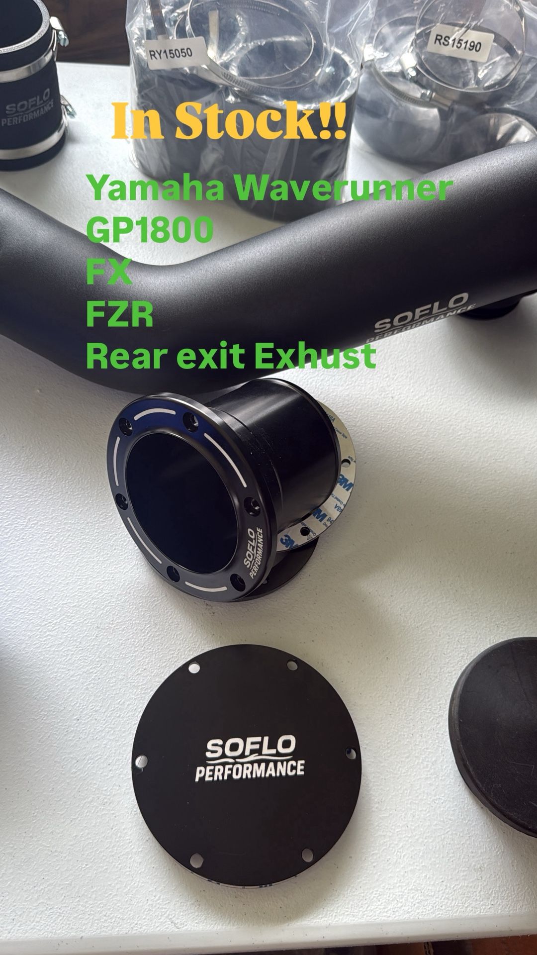 Yamaha GP,FX,FZR Through Hull Exhaust