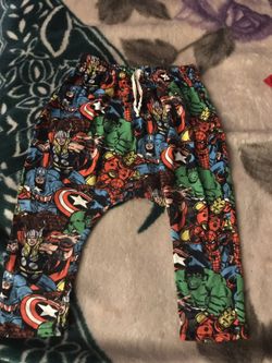 Avengers harem pants baby boy