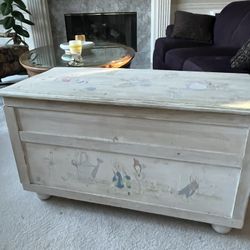 Hand Painted Beatrice Potter Toy Chest