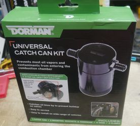 Dorman Universal Oil Catch Can Kit 46110 new sealed . f(contact info removed)4.