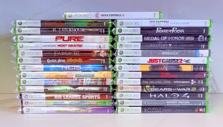 27 Xbox 360 Games (Protective Sleeved Cases)
