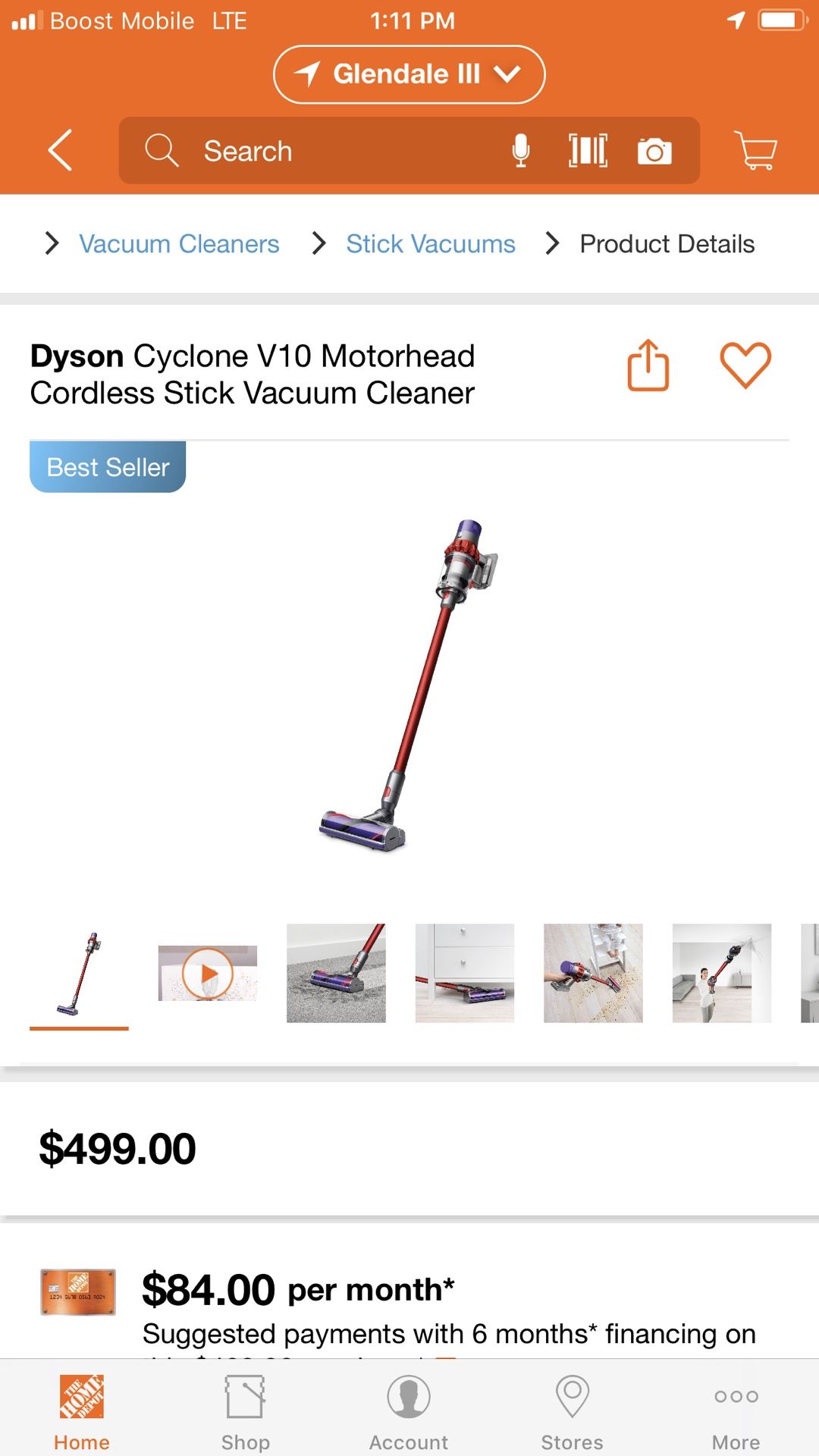 Dyson vacum