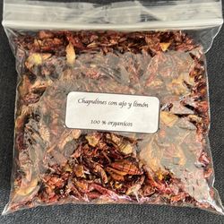 chapulines al mojo de ajo 