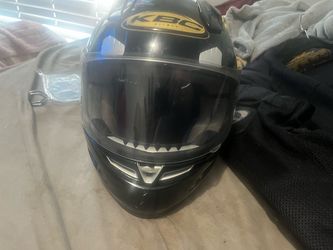 KBC Full-Face Motorcycle Helmet and jacket